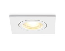 Ambrella Светильник встраиваемый IP44 с высокой степенью пылевлагозащиты TN1160 WH белый IP44 GU5.3 85*85*28 TN1160