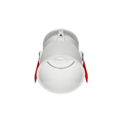 Varton Рамка для модульного светильника FLEX 50 05 круглая встраиваемая утопленная 95х70мм RAL 9010 поворотная V1-R0-00435-10009-2000000