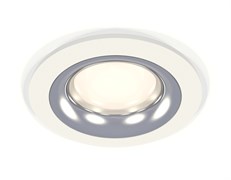Ambrella Комплект встраиваемого светильника XC7621003 SWH/PSL белый песок/серебро полированное MR16 GU5.3 (C7621, N7012) XC7621003