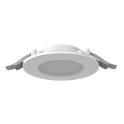 Varton Светодиодный светильник DL-01 Slim 100 мм 10 Вт 4000 K круглый встраиваемый 120x37 мм IP65/40 RAL9003 белый муар с рассеивателем опал V1-RF-00011-10000-6501040