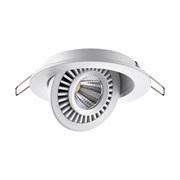 Novotech 358815 SPOT NT21 210 белый Светильник встраиваемый светодиодный IP20 LED 9W 770Лм 4000K 220V GESSO 358815