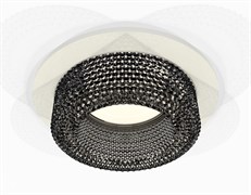 Ambrella Комплект встраиваемого светильника XC7621021 SWH/BK белый песок/тонированный MR16 GU5.3 (C7621, N7192) XC7621021