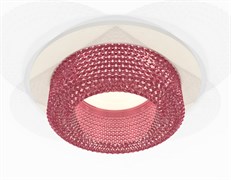 Ambrella Комплект встраиваемого светильника XC7621022 SWH/PI белый песок/розовый MR16 GU5.3 (C7621, N7193) XC7621022