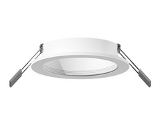 Ambrella Корпус светильника встраиваемый для насадок D60mm C6512 SWH белый песок D80*H25mm MR16 GU5.3 C6512