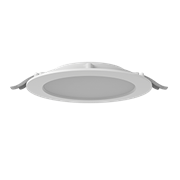 Varton Светодиодный светильник DL-01 Slim 200 мм 35 Вт 4000 К круглый встраиваемый 221x40 мм IP65/40 RAL9003 белый муар с рассеивателем опал аварийный V1-RF-00084-10A00-6503540