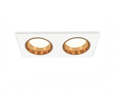 Ambrella Комплект встраиваемого светильника XC6525004 SWH/PYG белый песок/золото желтое полированное MR16 GU5.3 (C6525, N6113) XC6525004