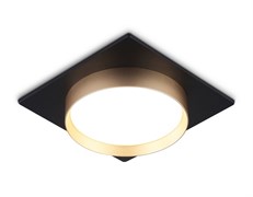 Ambrella Светильник встраиваемый TN5232 BK/GD черный/золото GX53 max 12W 110*110*35 TN5232
