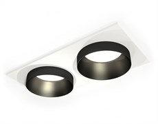 Ambrella Комплект встраиваемого светильника XC6525021 SWH/PBK белый песок/черный полированный MR16 GU5.3 (C6525, N6131) XC6525021