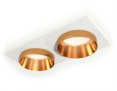 Ambrella Комплект встраиваемого светильника XC6525024 SWH/PYG белый песок/золото желтое полированное MR16 GU5.3 (C6525, N6134) XC6525024