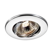 Novotech 369693 NT12 274 хром Встраиваемый ПВ светильник IP20 GX5.3 50W 12V CLASSIC 369693