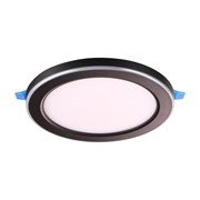 Novotech 359015 SPOT NT23 черный Светильник встраиваемый светодиодный (три сценария работы) IP20 LED 4000К 12W+4W 100-265V 1120Лм SPAN 359015