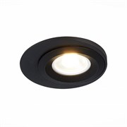 ST LUCE  ST216.408.01 Св-к встр. Черный GU10 1*7W IP20 D100xH23 220V Без ламп ST216.408.01