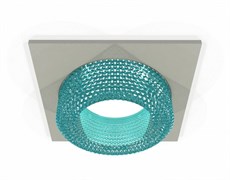 Ambrella Комплект встраиваемого светильника XC7633023 SGR/BL серый песок/голубой MR16 GU5.3 (C7633, N7194) XC7633023