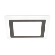 Ambrella Встраиваемый cветодиодный светильник с подсветкой DCR396 18W+6W 4200K+4200K 220-240V 245*245*20 (A210*210) DCR396