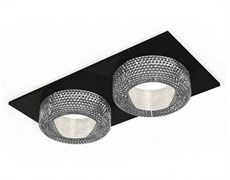 Ambrella Комплект встраиваемого светильника XC7636020 SBK/CL черный песок/прозрачный MR16 GU5.3 (C7636, N7191) XC7636020