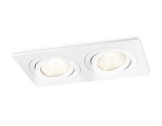 Ambrella Встраиваемый поворотный точечный светильник GU5.3 TN102626/2 WH белый GU5.3 175*95*28 TN102626