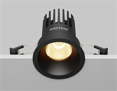 Maytoni Technical Встраиваемый светильник Dip 2700K 15Вт 50° DL117-15W-2.7K-B