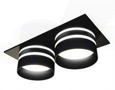 Ambrella Комплект встраиваемого светильника XC7636042 SBK/FR черный песок/белый матовый MR16 GU5.3 (C7636, N7142) XC7636042