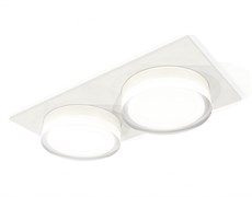 Ambrella Комплект встраиваемого светильника XC7635043 SWH/FR/CL белый песок/белый матовый/прозрачный MR16 GU5.3 (C7635, N7160) XC7635043