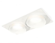 Ambrella Комплект встраиваемого светильника XC7635044 SWH/FR белый песок/белый матовый MR16 GU5.3 (C7635, N7165) XC7635044