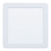 Eglo 99179 Светодиодный встраиваемый светильник FUEVA 5, 10,5W (LED), 166х166, ET26, 1350lm, 4000K, сталь, белый 99179