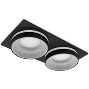 Ambrella Встраиваемый точечный светильник TN319/2 SBK черный песок GU5.3 182*92*40 TN319