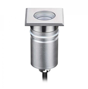 Odeon Light 6661/1GB NATURE ODL24 черный/металл Встраиваемый грунтовый светильник IP67 LED 3W 4000K 12V/24V INGRO 6661/1GB