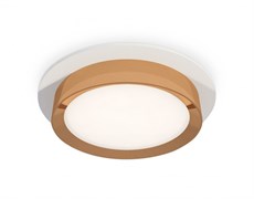 Ambrella Комплект встраиваемого светильника XC8050005 SWH/PYG белый песок/золото желтое полированное GX53 (C8050, N8124) XC8050005