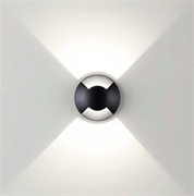 Odeon Light 6662/2GL NATURE ODL24 черный/металл Встраиваемый грунтовый светильник IP67 LED 3W 4000K 12V/24V  WALD 6662/2GL