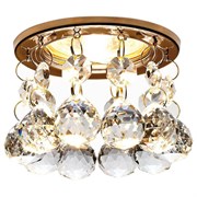 Ambrella Встраиваемый точечный светильник K2051 CL/G золото/прозрачный MR16 K2051 CL/G