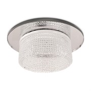 Ambrella Встраиваемый точечный светильник TN350 CH/CL хром/прозрачный GU5.3+3W (LED WHITE) D95*45 TN350