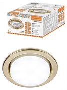 TDM Светильник встраиваемый СВ 01-08 GX53 220 В 50 Гц, золото, 2 шт/уп, Народный SQ0359-0103