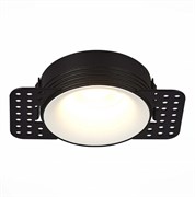 ST LUCE ST218.458.01 Св-к встр. Черный GU10 1*50W  IP20 D85xH30 165-265V Без ламп ST218.458.01