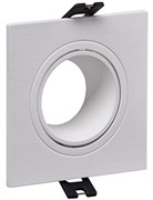 IEK Светильник 4101 встраиваемый MR16 квадрат пласт. белый LT-UVB0-4101-GU05-1-K01