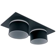 Ambrella Встраиваемый точечный светильник TN331/2 SBK черный песок GU5.3 182*92*60 TN331