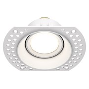 Maytoni Встраиваемый светильник Dot GU10 1x50Вт Белый DL042-01-RD-W DL042-01-RD-W