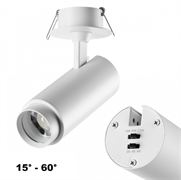 Novotech 359221 SPOT NT23 000 белый Светильник встраиваемый с перекл. цв. температуры, мощности IP20 LED 3000К\4000К\6000К 5W/9W/13W 220V NAIL 359221