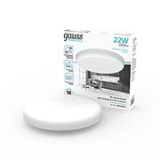 Gauss Светильник встраиваемый Elementary Adjuastable Frameless модель FL круг 22W, 2200lm, 4000K, Ø167mm, монтаж 55-135, 1/40 9034460224 Gauss Светильник встраиваемый Elementary Adjuastable Frameless модель FL круг 22W, 2200lm, 4000K, Ø167mm, монтаж 55-135, 1/40 9034460224