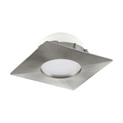 Eglo Светильник LED встраиваемый PINEDA, 1х6W(LED), 78х78, пластик, никель матовый 95799 Eglo Светильник LED встраиваемый PINEDA, 1х6W(LED), 78х78, пластик, никель матовый 95799