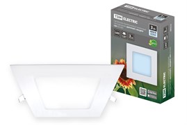 TDM Светильник ультратонкий встраиваемый светодиодный "Даунлайт" квадрат СВО (белый) 3 Вт 4000К SQ0329-0116 TDM Светильник ультратонкий встраиваемый светодиодный "Даунлайт" квадрат СВО (белый) 3 Вт 4000К SQ0329-0116