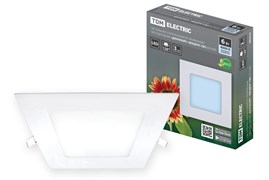 TDM Светильник ультратонкий встраиваемый светодиодный "Даунлайт" квадрат СВО (белый) 6 Вт 4000К SQ0329-0120 TDM Светильник ультратонкий встраиваемый светодиодный "Даунлайт" квадрат СВО (белый) 6 Вт 4000К SQ0329-0120