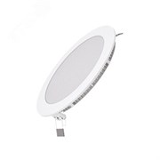 Светодиодный встраиваемый светильник ультратонкий круглый IP20 15W 4100K 1/20 939111215 pe729077