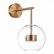 ST Luce SL1133.201.01 Бра Латунь/Прозрачный LED 1*14W 3000K SL1133.201.01 ST Luce SL1133.201.01 Бра Латунь/Прозрачный LED 1*14W 3000K SL1133.201.01