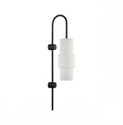 Odeon Light 5017/1W MODERN ODL23 335 черный/белый матовый металл/стекло Бра E14 1*40W PIMPA 5017/1W Odeon Light 5017/1W MODERN ODL23 335 черный/белый матовый металл/стекло Бра E14 1*40W PIMPA 5017/1W