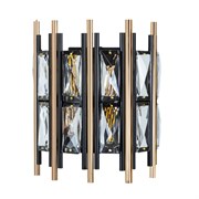 Arte Lamp A1043AP-2BK ALRUBA Бра, черный/хрусталь A1043AP-2BK Arte Lamp A1043AP-2BK ALRUBA Бра, черный/хрусталь A1043AP-2BK
