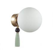 Odeon Light 5405/1W MODERN ODL_EX23 35 золотой/черный/зеленый/белый матовый металл/керамика/стекло Бра E14 1*40W PALLE 5405/1W Odeon Light 5405/1W MODERN ODL_EX23 35 золотой/черный/зеленый/белый матовый металл/керамика/стекло Бра E14 1*40W PALLE 5405/1W