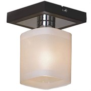 Lussole Бра Costanzo E14 1х40Вт хром/венге/белый с рисунком LSL-9007-01 LSL-9007-01 Lussole Бра Costanzo E14 1х40Вт хром/венге/белый с рисунком LSL-9007-01 LSL-9007-01
