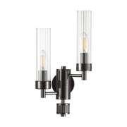 Lumion 5275/2W CLASSI LN23 черный хром Бра E14 2*40W 220V KAMILLA 5275/2W Lumion 5275/2W CLASSI LN23 черный хром Бра E14 2*40W 220V KAMILLA 5275/2W