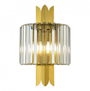ST Luce SL1635.301.02 Бра Латунь/Прозрачный E14 2*40W SL1635.301.02 ST Luce SL1635.301.02 Бра Латунь/Прозрачный E14 2*40W SL1635.301.02