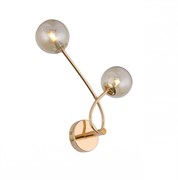 ST LUCE SL435.201.02 Бра  Золото/Коньячный G9 2*28W SL435.201.02 ST LUCE SL435.201.02 Бра  Золото/Коньячный G9 2*28W SL435.201.02